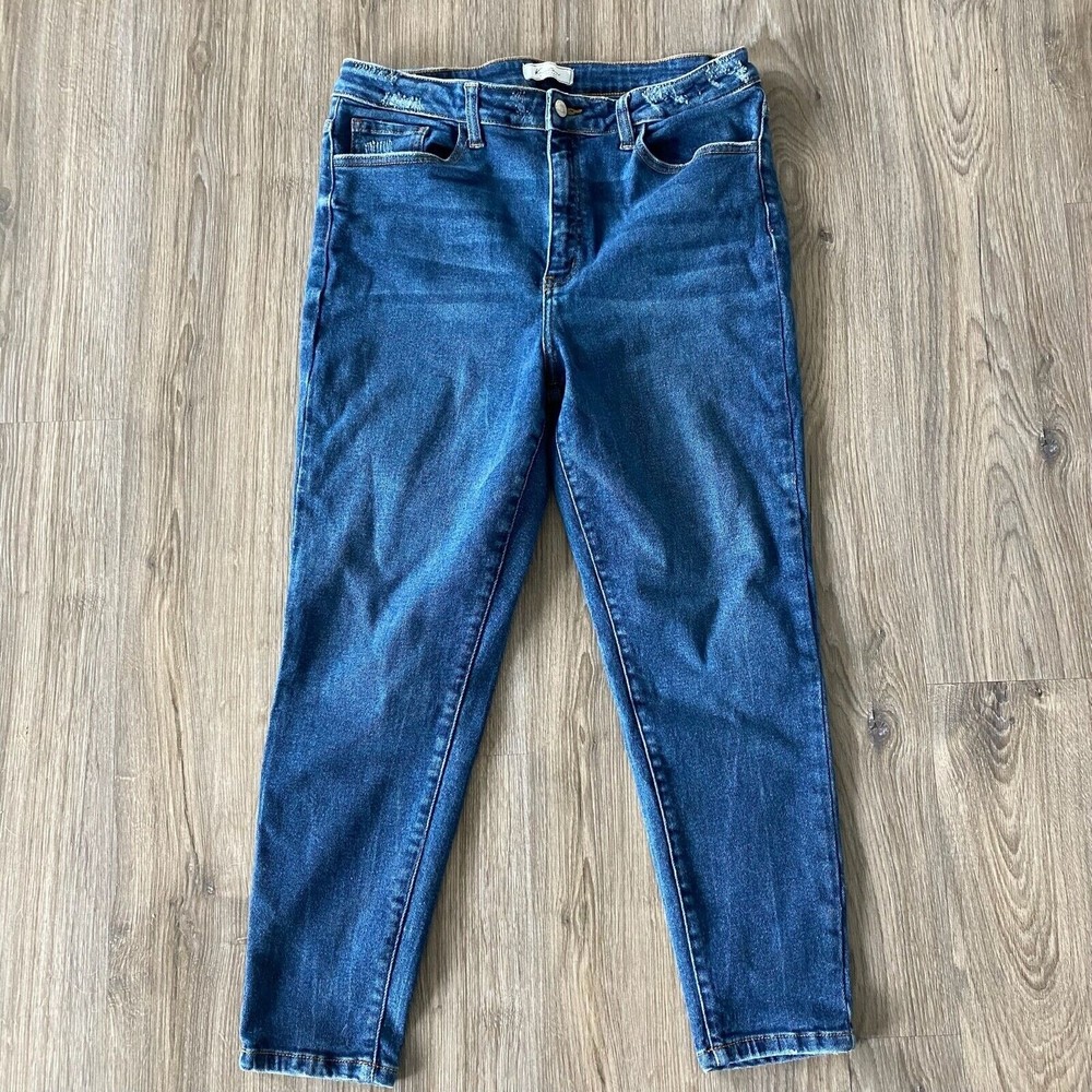 KanCan Signature Ultra High Rise Ankle Skinny Jeans Womens Size 31 Medium Wash